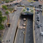 Ministerio de Obras Publicas y Comunicaciones suspende temporalmente paso a desnivel de Tiradentes con 27 de Febrero por trabajos.